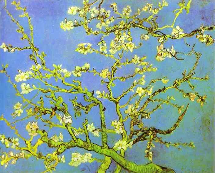 Vincent van Gogh Branches of Almond tree in Bloom